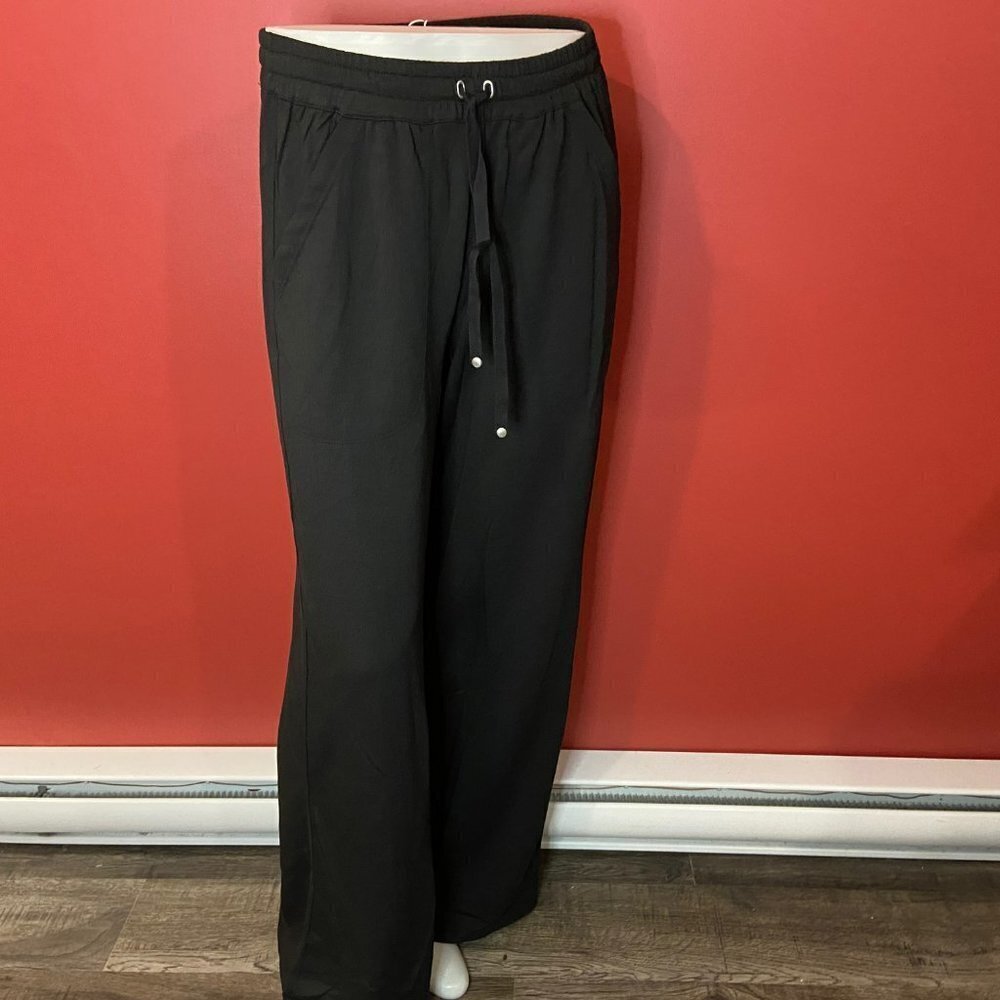 Max Edition Weekend Women's Black Drawstring Pants - Size Small - NWT
